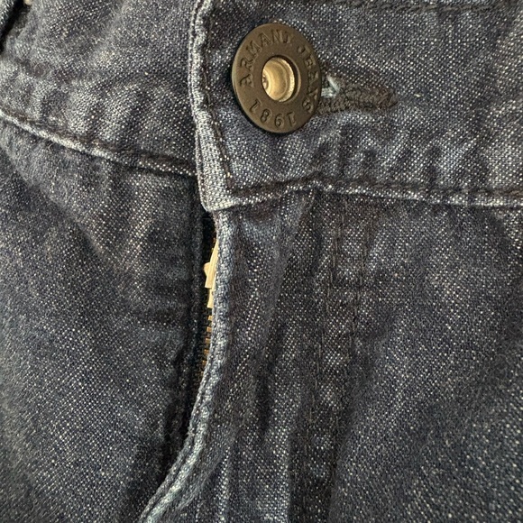 Armani jeans size 32 classic wash bootcut flare style zipper - Picture 7 of 9